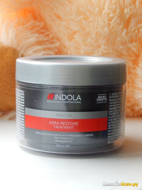 Маска для волос кератиновое восстановление Indola Innova Kera Restore Treatment