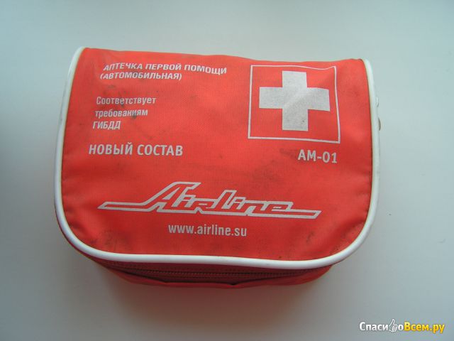 Аптечка первой помощи автомобильная Airline AM-01
