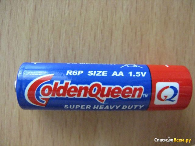 Батарейки GoldenQueen R6P Size AA 1.5 Super Heavy Duty