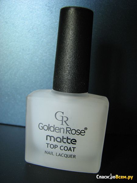 Лак для ногтей "Golden Rose" Matte Top Coat