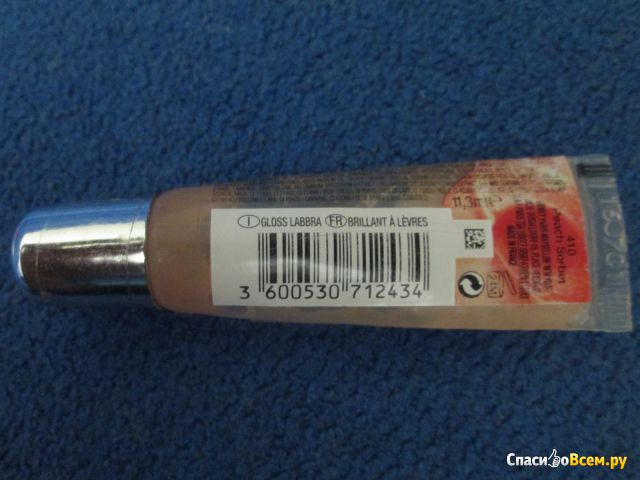 Блеск для губ Maybelline Make up water shine tube gloss №410 Peach Sorbet