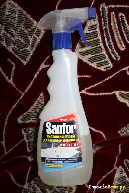 Чистящий спрей для ванной комнаты Sanfor Multi Action