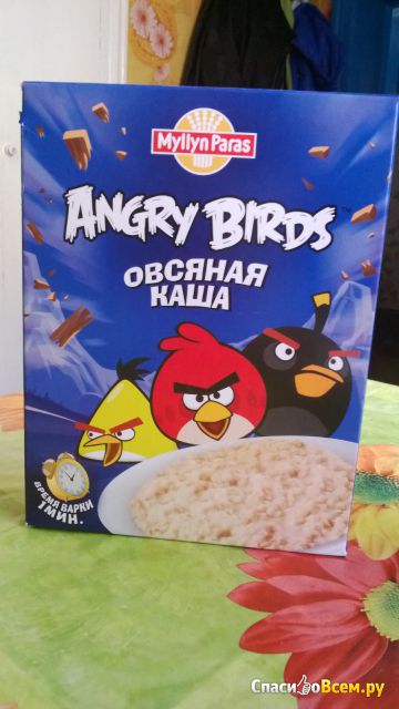 Каша овсяная Myllyn Paras "Angry Birds"