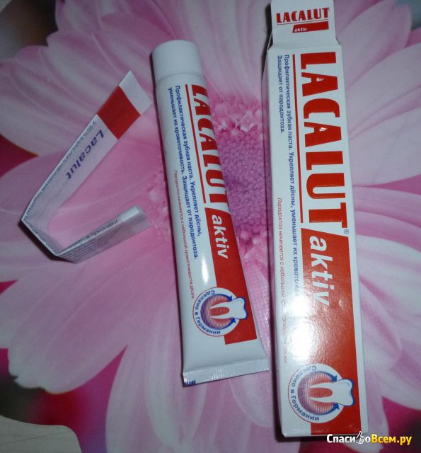 Зубная паста Lacalut Activ