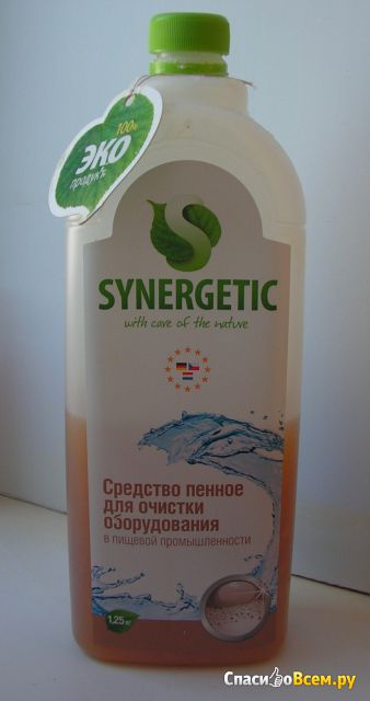 Средство пенное Synergetic для очистки оборудования в пищевой промышленности