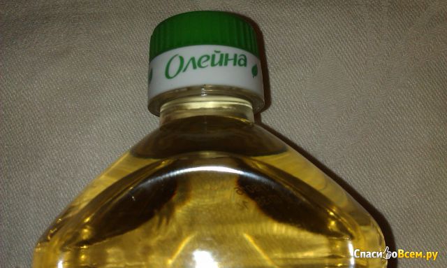 Подсолнечное масло "Олейна классическая" рафинированное дезодорированное