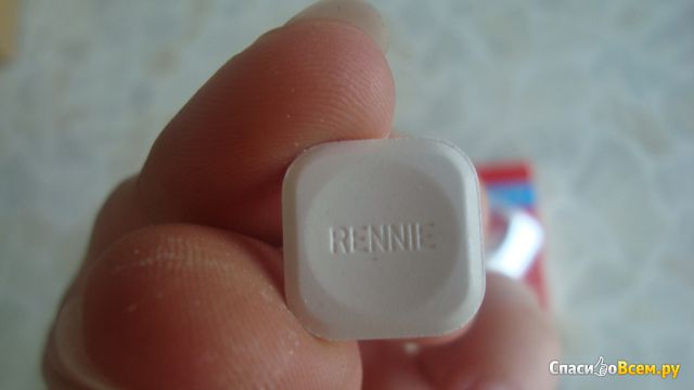 Жевательные таблетки Ренни