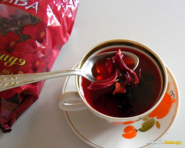 Чайный напиток из лепестков суданской розы "Принцесса Ява" Каркадэ