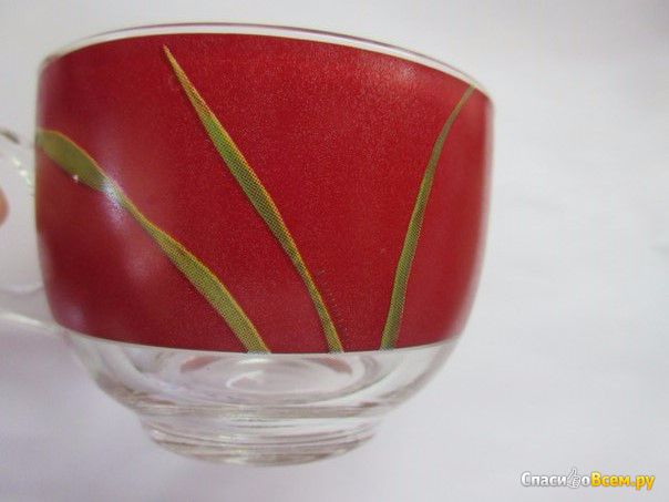 Чайный сервиз Luminarc Красная орхидея Red Orchis арт. G0670