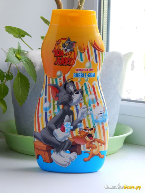Детская гель-пена для душа Bubble-Gum Tom and Jerry