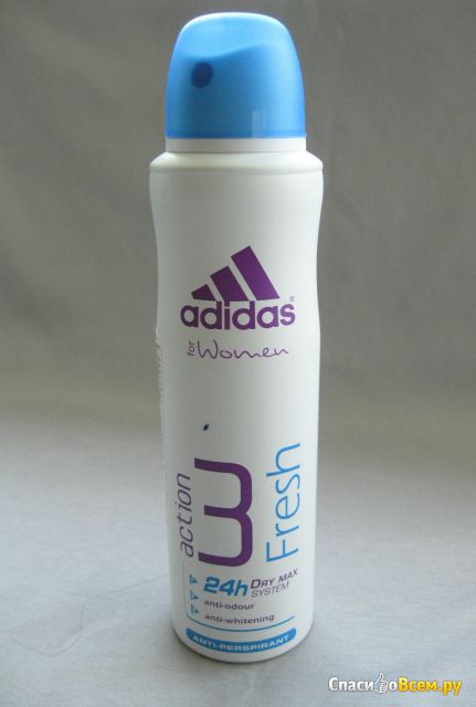 Дезодорант-антиперспирант Adidas Action 3 DryMax Fresh for woman