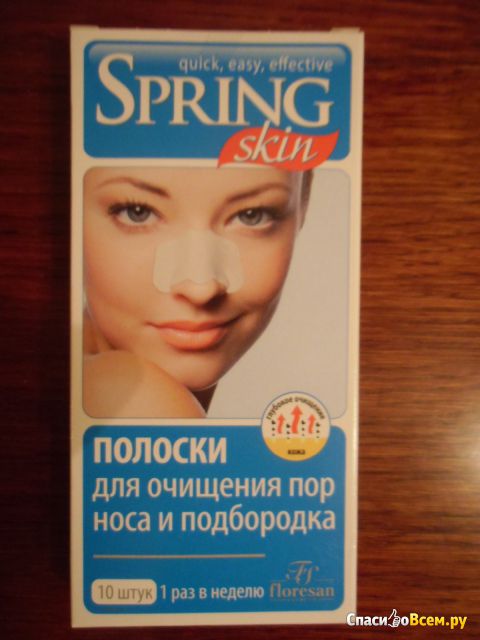 Очищающие полоски Floresan Spring Skin
