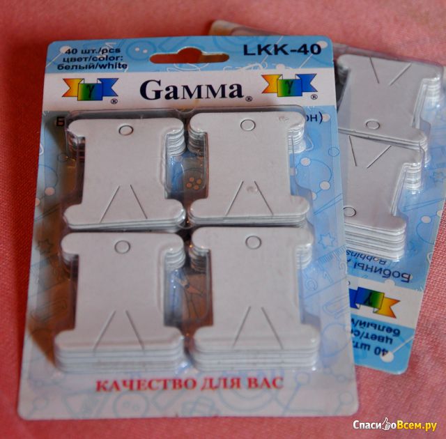 Бобины для намотки мулине Gamma LKK-40