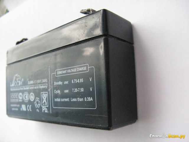 Аккумулятор Leoch DJW6-1,3 (6V1.3AH)