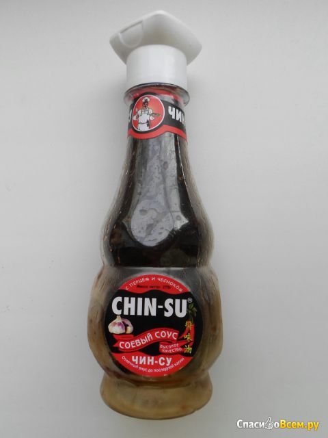 Соевый соус Chin-Su с перцем и чесноком