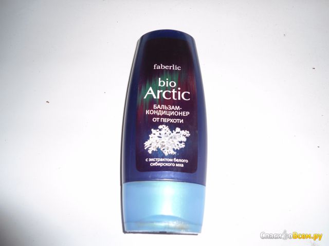 Бальзам-кондиционер для волос от перхоти Faberlic Bio Arctic с экстрактом белого сибирского мха