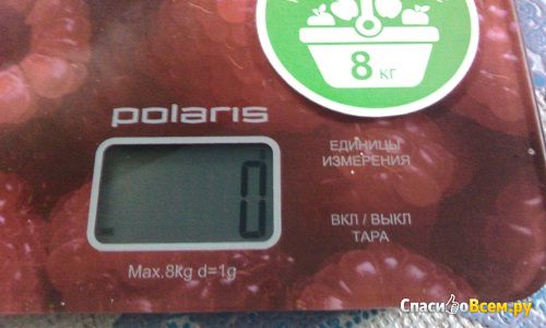 Кухонные весы Polaris PKS 0832DG