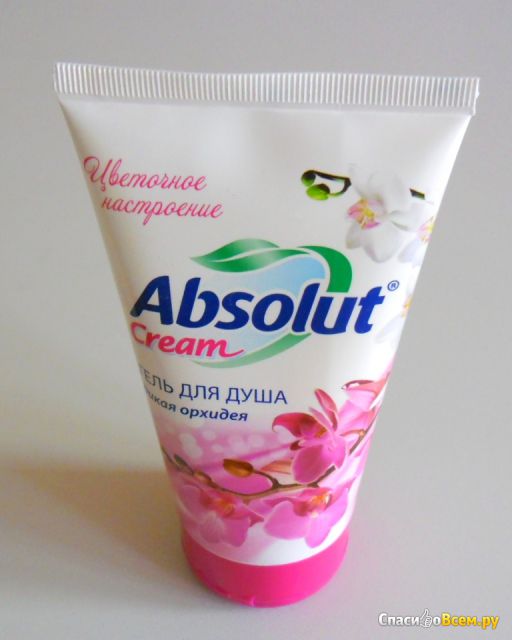 Гель для душа Absolut Cream дикая орхидея "Цветочное настроение"