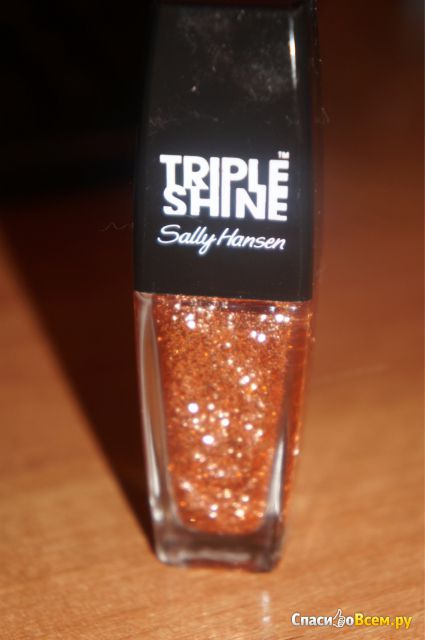 Лак для ногтей Sally Hansen Triple Shine Nail Color №320 Dream Sequins