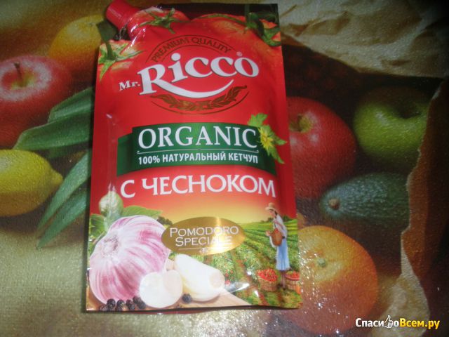 Кетчуп с чесноком Pomodoro Speciale Mr.Ricco