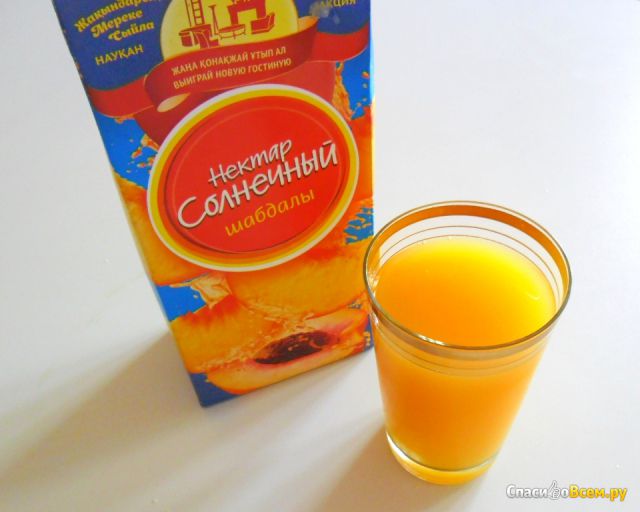 Нектар "Солнечный" сокосодержащий напиток из персика с мякотью