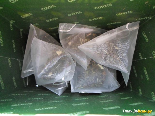 Зеленый чай Curtis Fresh Mojito в пакетиках-пирамидках