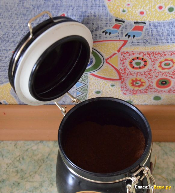 Кофе натуральный жареный молотый "Черная карта" Премиум Арабика