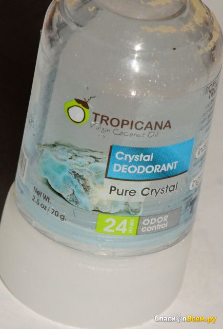 Дезодорант кристалл Tropicana Virgin Coconut Oil Pure Crystal