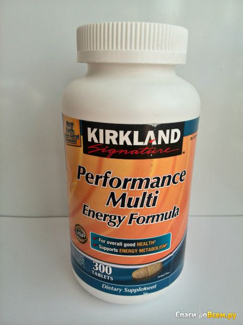 Витамины Kirkland Signature Premium Performance Multi Vitamins