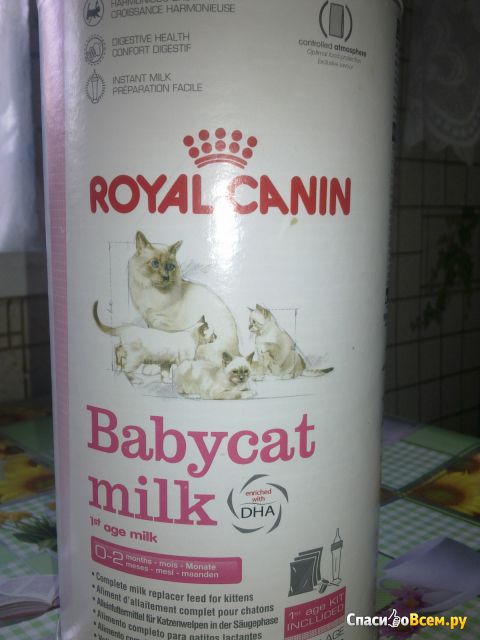 Заменитель молока Babycat Milk Royal Canin