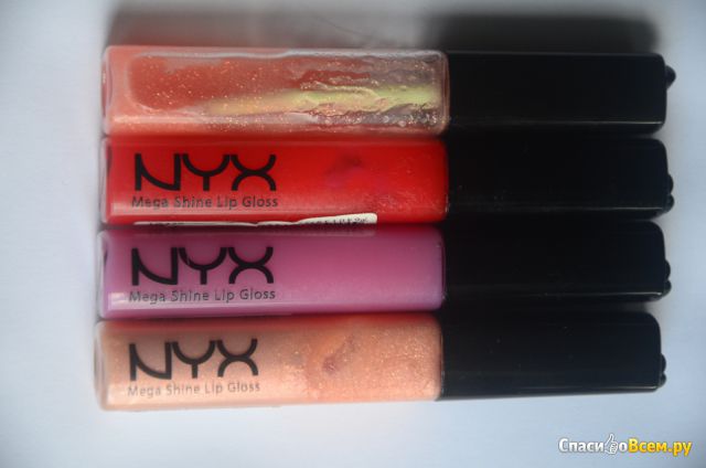 Блески для губ Nyx Mega shine lip gloss