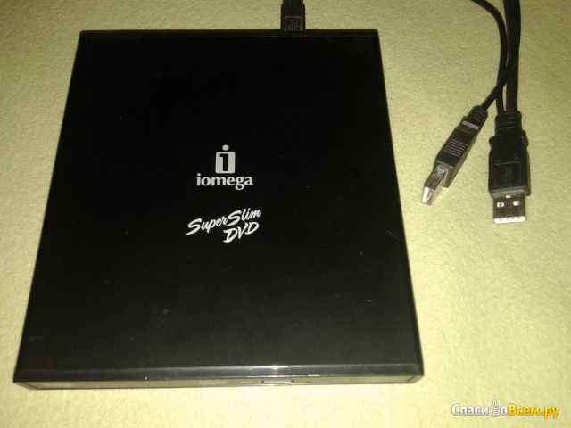 Оптический привод Iomega SuperSlim DVD Portable Writer