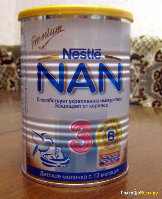 Молочная смесь Nestle Nan 3 Premium