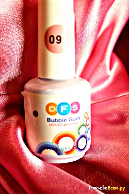 Гель-лак для ногтей DFS Bubble Gum UV/LED 091 Yana