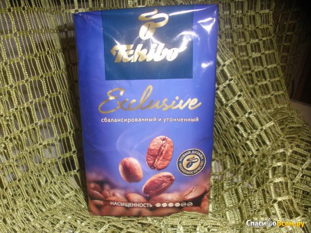 Молотый кофе Tchibo Exclusive