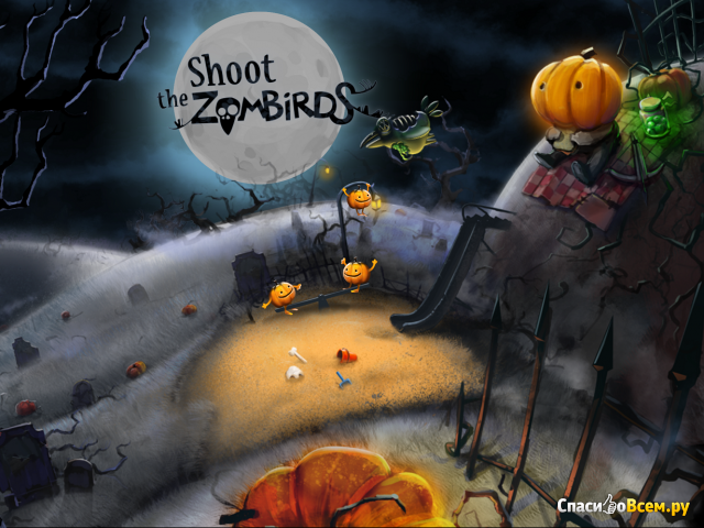 Игра "Shoot the zombirds" для iPad