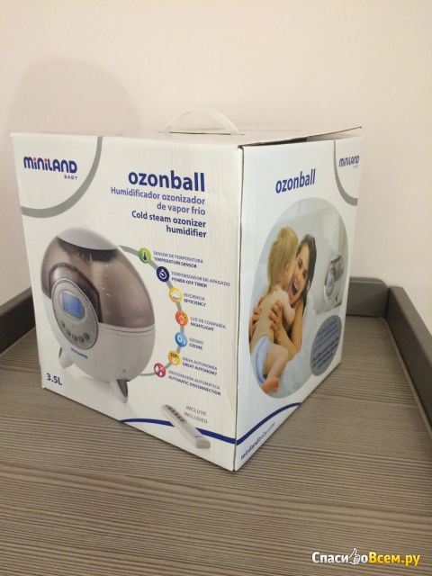 Увлажнитель-озонатор воздуха Miniland baby Ozonball