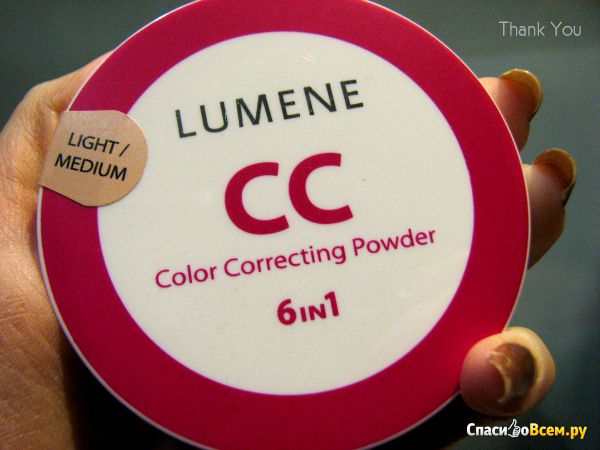 СС пудра Lumene Color Correcting Powder 6 in 1