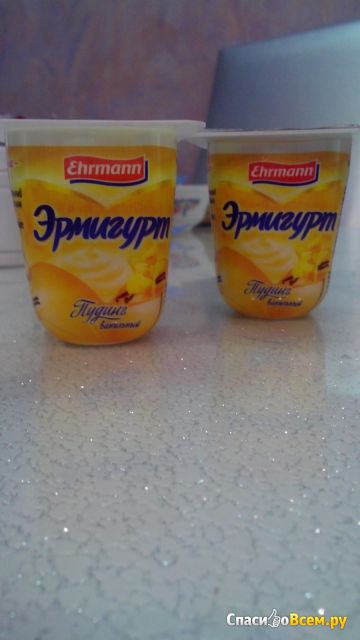 Ванильный молочный пудинг "Эрмигурт" Ehrmann 3,0%