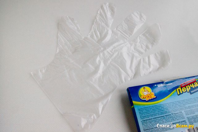Одноразовые перчатки полиэтиленовые "Фрекен Бок"