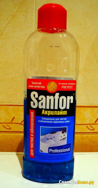 Чистящее средство Sanfor "Акрилайт" для чистки и обновления
