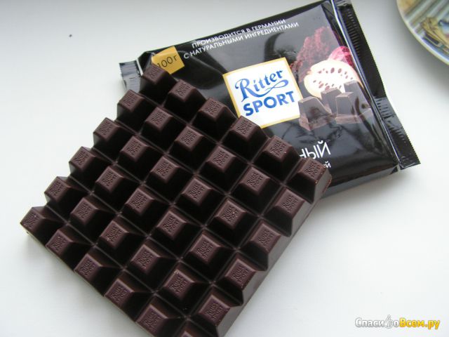 Шоколад горький Ritter Sport элитный 73% какао