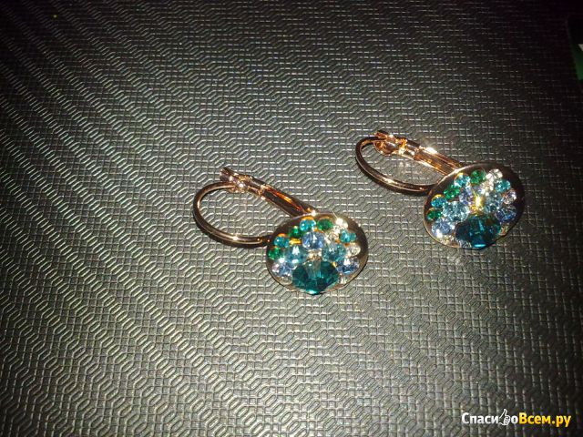 Комплект украшений для женщин Acefeel jewelry Crystal gold jewelry set for Women