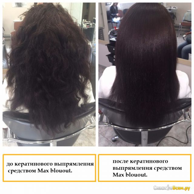 Кератиновое выпрямление волос Max Blowout