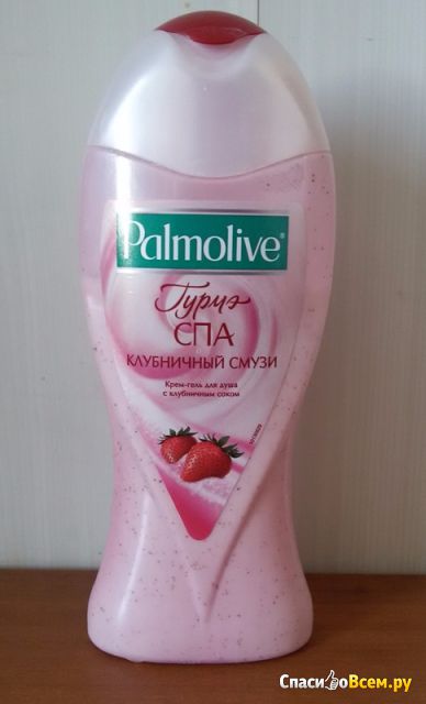 Крем-гель для душа Palmolive Гуруэ спа "Клубничный смузи"