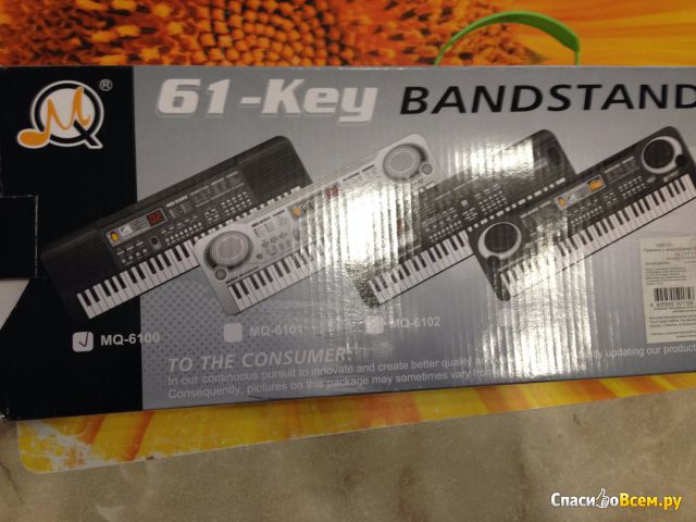 Детский синтезатор 61-Key Bandstand