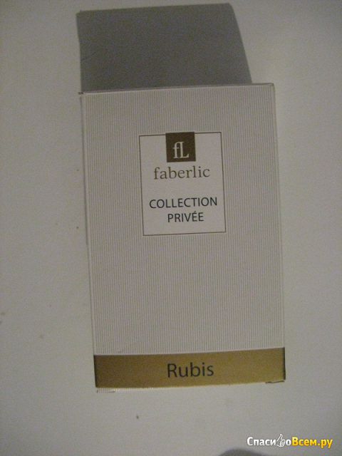Парфюмерная вода для женщин Faberlic Rubis серии Collection Privee