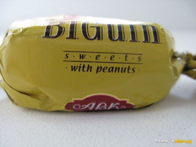 Конфеты АВК "Mr.BIGuin" with peanuts