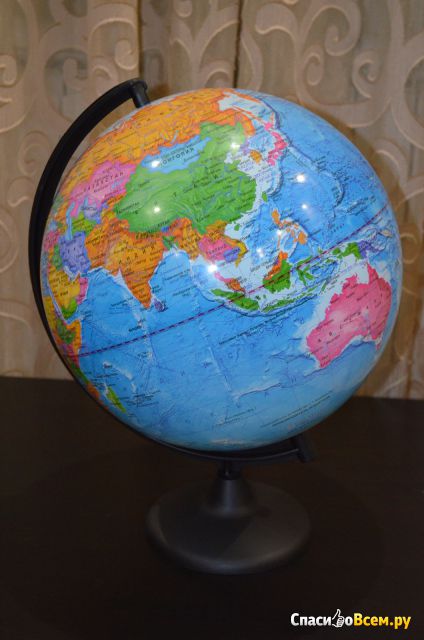Глобус "Глобусный мир" политическая карта