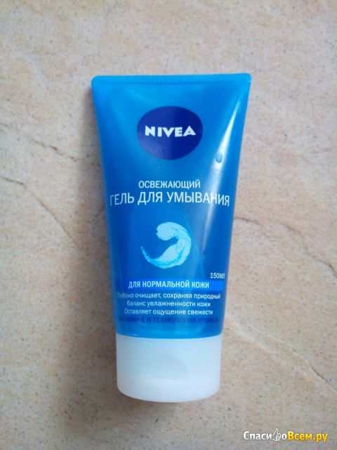 Гель для умывания Nivea aqua effect освежающий для нормальной кожи